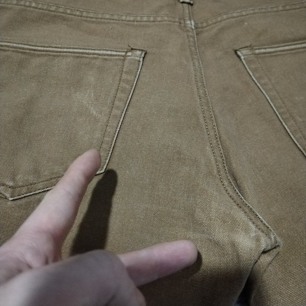 Carhartt WIP Jeans Men 33x32 (34x31) Tan Brown Klondike XXV 25 Years Anniversary - Picture 8 of 16